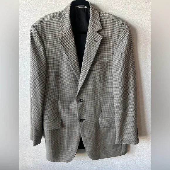 Men's Silk and Linen Loro Piana blend Beige Blazer